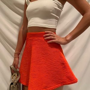 Orange skirt